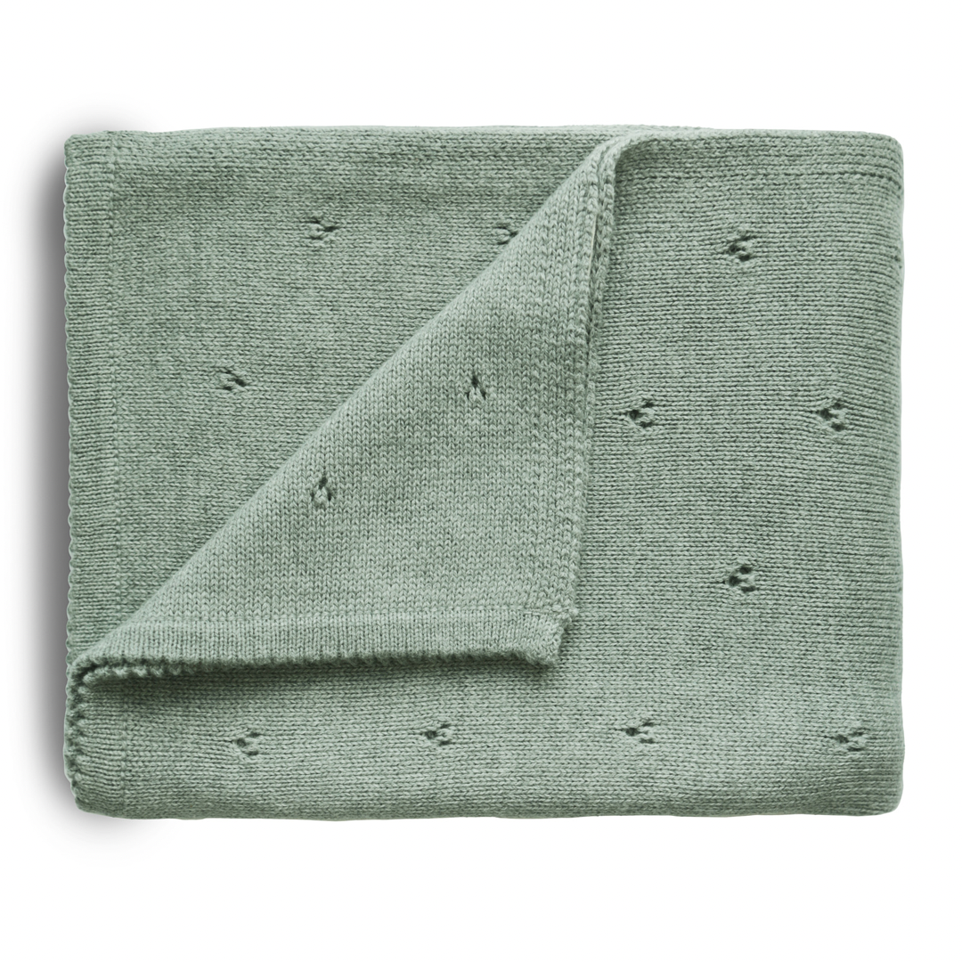 MUSHIE Knitted Baby Blanket