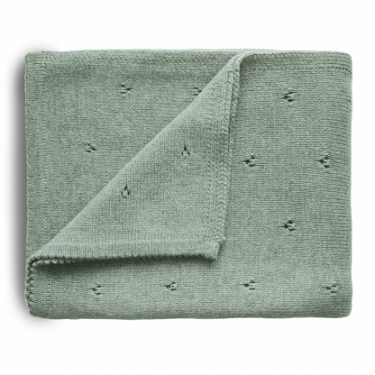 MUSHIE Knitted Baby Blanket