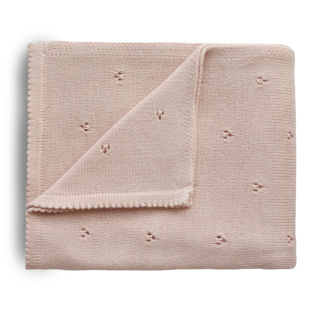 MUSHIE Knitted Baby Blanket
