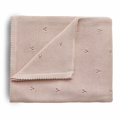 MUSHIE Knitted Baby Blanket