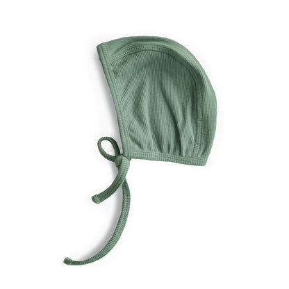 MUSHIE Clothing Ribbed Baby Bonnet