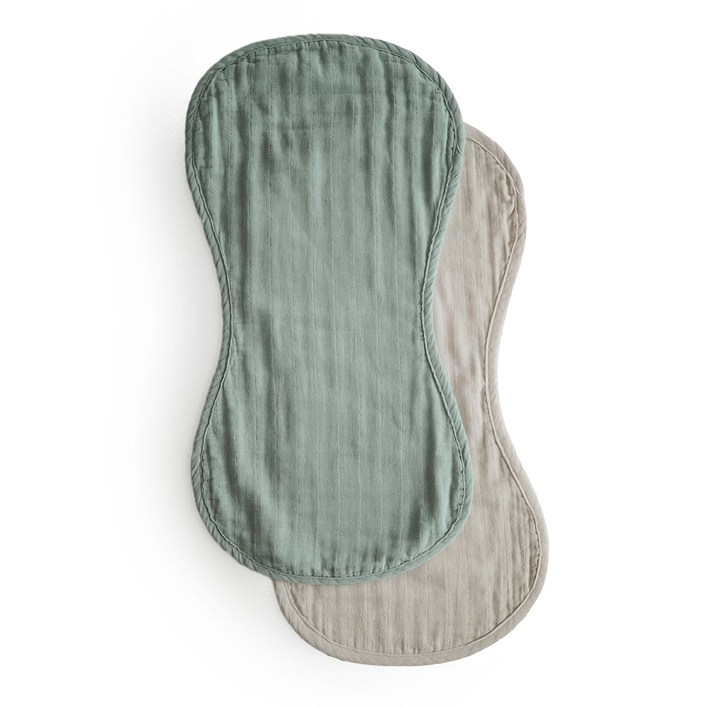 MUSHIE Burp Cloths 2-Pack