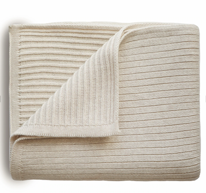 MUSHIE Knitted Baby Blanket