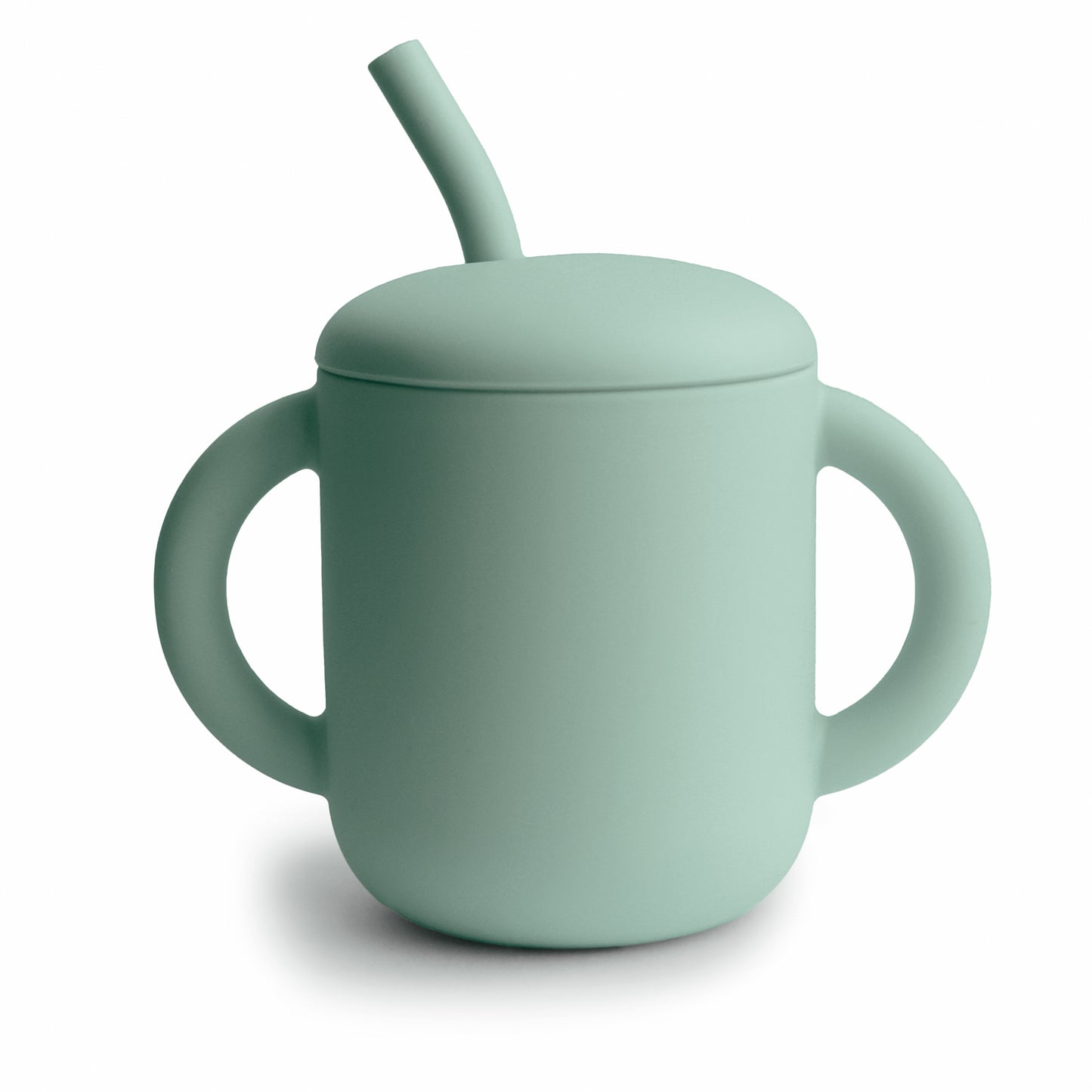 MUSHIE Silicone Training Cup + Straw