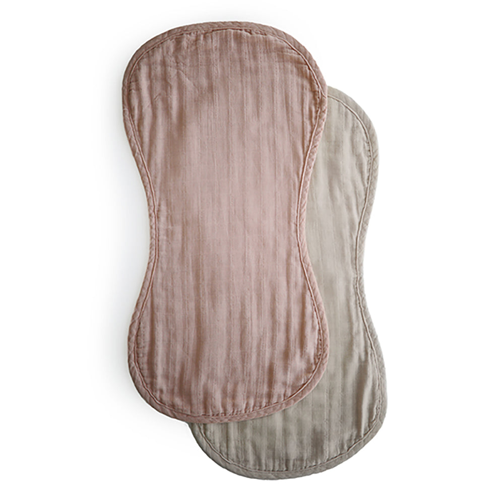 MUSHIE Burp Cloths 2-Pack