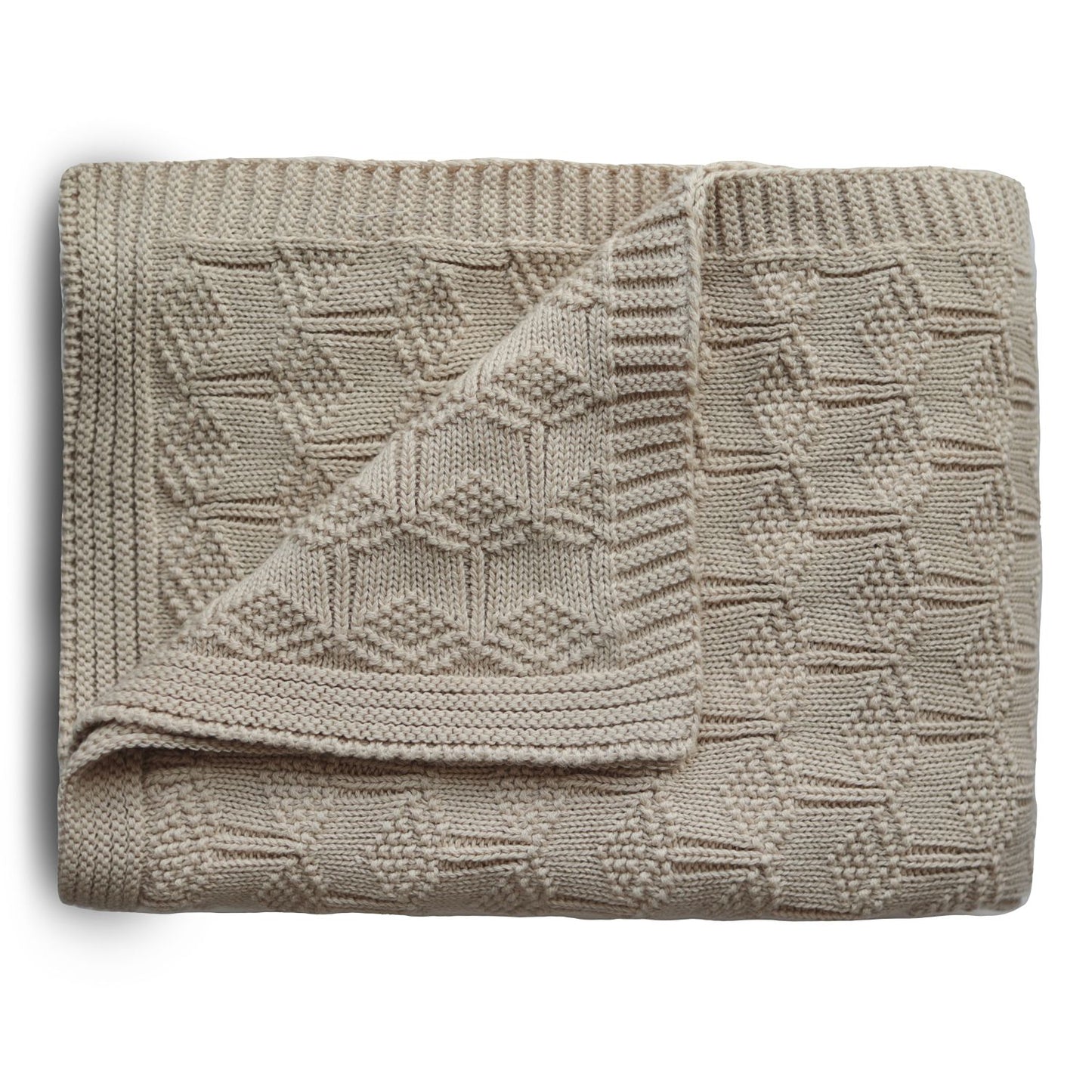 MUSHIE Knitted Baby Blanket