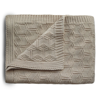 MUSHIE Knitted Baby Blanket