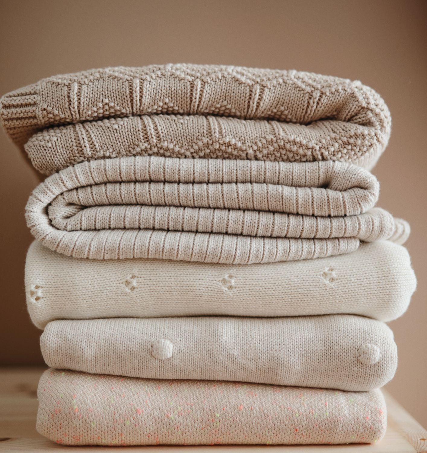 MUSHIE Knitted Baby Blanket