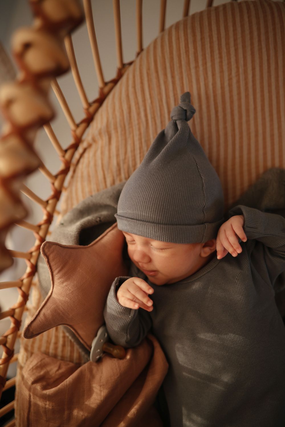 MUSHIE Clothing Ribbed Baby Beanie