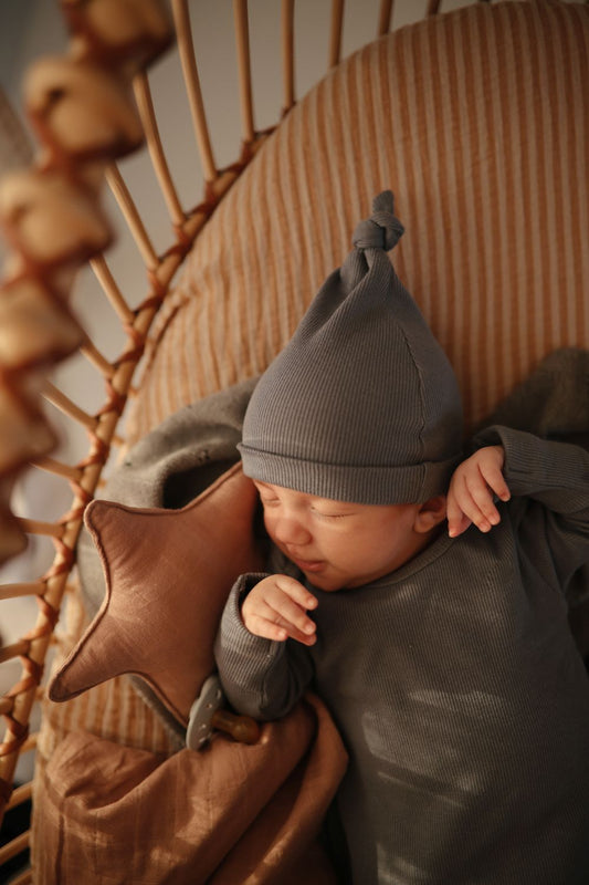 MUSHIE Clothing Ribbed Baby Beanie